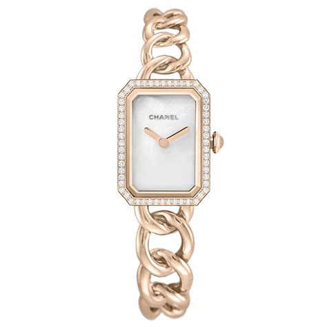 chanel premiere watch beige gold